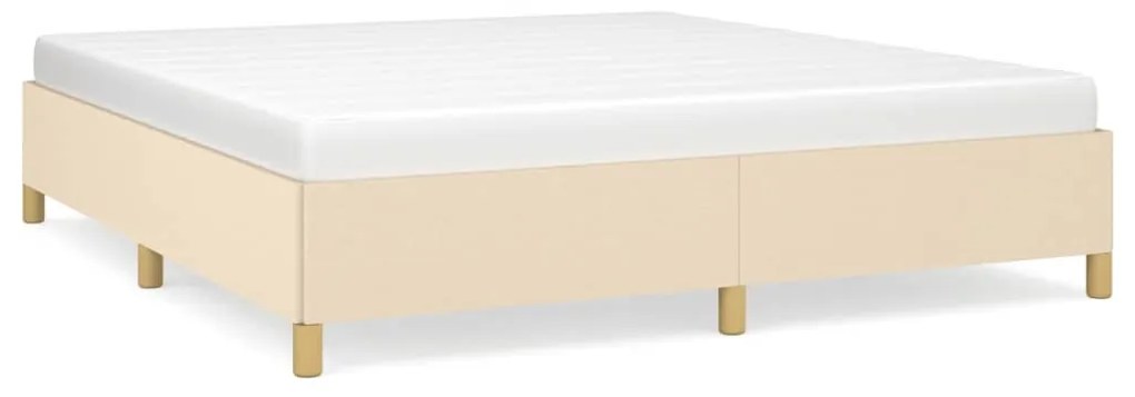 ΠΛΑΙΣΙΟ ΚΡΕΒΑΤΙΟΥ BOXSPRING ΚΡΕΜ 160X200 ΕΚ. ΥΦΑΣΜΑΤΙΝΟ 3120974