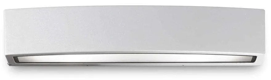 Φωτιστικό Τοίχου-Απλίκα Andromeda 163543 45x9,5x8cm 2xE27 60W Grey Ideal Lux