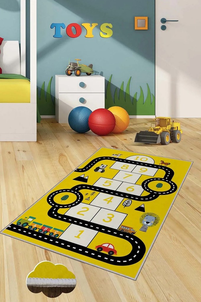 Χαλί Hmnt472 477HFT1314 Yellow-Multi Conceptum Hypnose 80X150cm