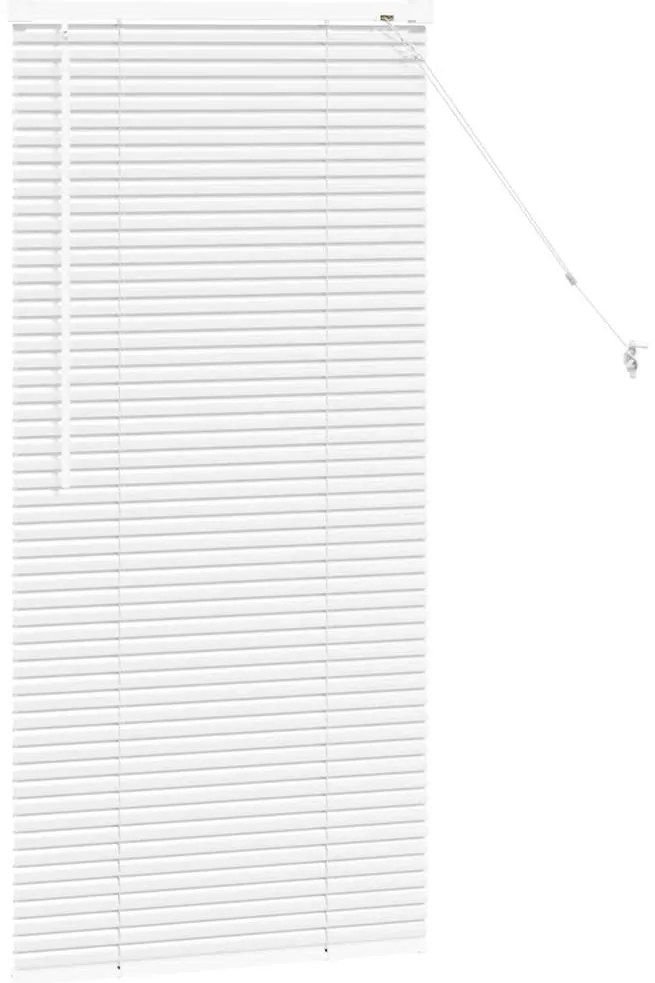 vidaXL Ρολό Παραθύρου με κουρτίνες Λευκό Αλουμίνιο
