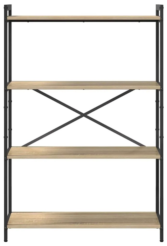 vidaXL Βιβλιοθήκη Sonoma Δρυς 80 x 30 x 118 εκ Επεξεργασμένο ξύλο