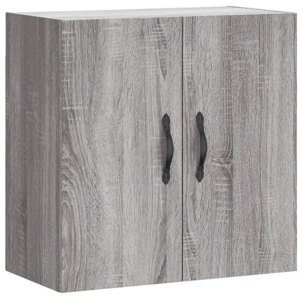vidaXL Ντουλάπι Τοίχου Γκρι Sonoma 60x31x60 εκ. από Επεξεργασμένο Ξύλο