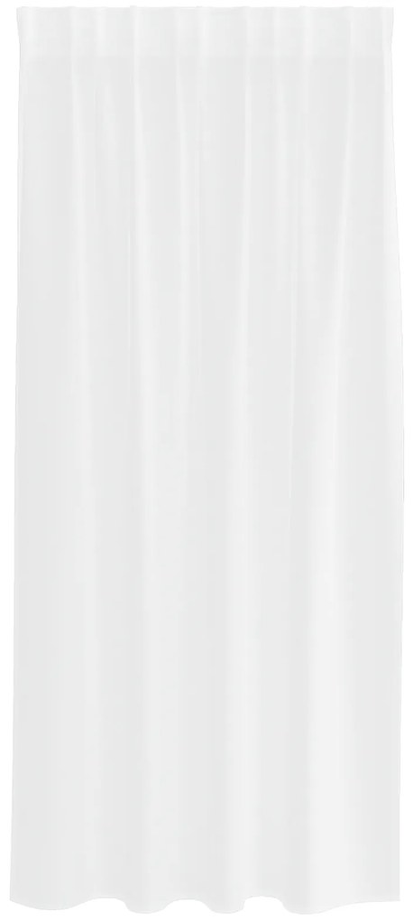 vidaXL Κουρτίνες με κουρτίνες 2 pcs Λευκό 140 x 175 εκ. Πολυεστέρας