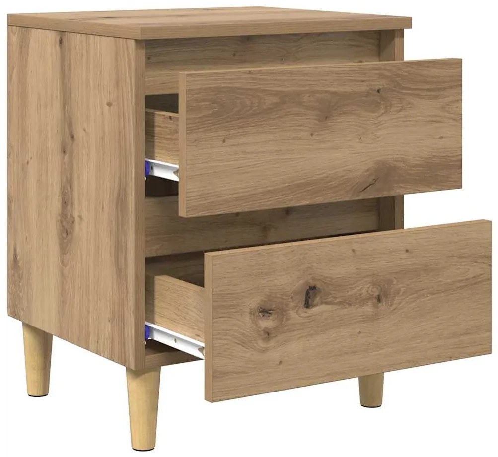 vidaXL Κρεβάτια Ντουλάπες 2 pcs Artisan Oak 40 x 35 x 50 εκ.