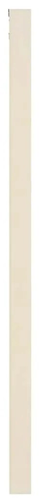 vidaXL Κάθετο Εκθετήριο Τοίχου με ράφι Επιτοίχιο Μπεζ 30 x 4,5 x 96 cm