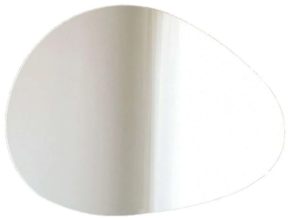 Καθρέπτης Τοίχου Porto 552NOS2215 76x2,2x50cm White Aberto Design Mdf, Glass