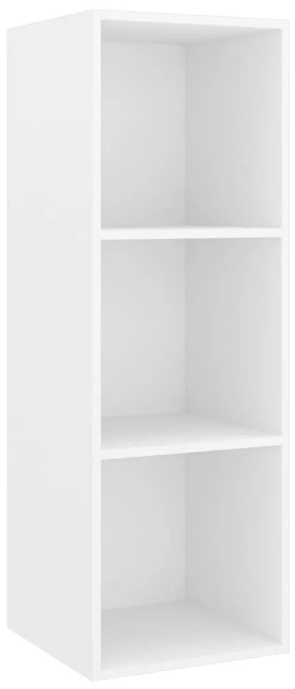 vidaXL Έπιπλο Τηλεόρασης Κρεμαστό Λευκό 37x37x107 εκ. από Επεξ. Ξύλο