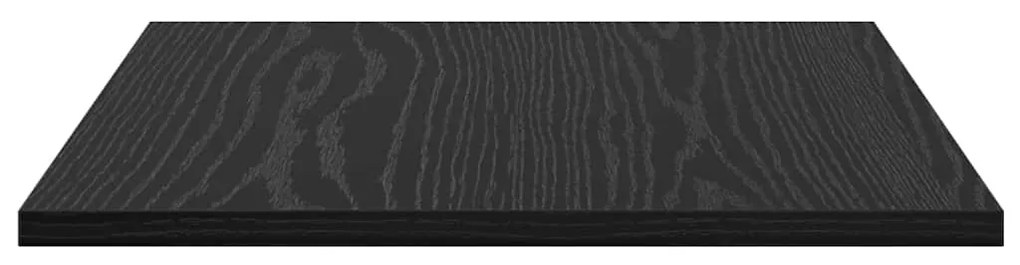 vidaXL Ράφι Βιβλίων 4 pcs Μαύρο 40 x 40 x 1.5 cm Επεξεργασμένο ξύλο