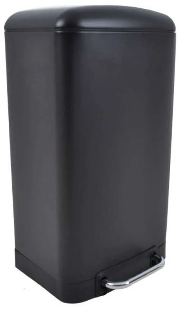 Κάδος Απορριμμάτων Soft Close 817009 30lt Black Ankor Metal
