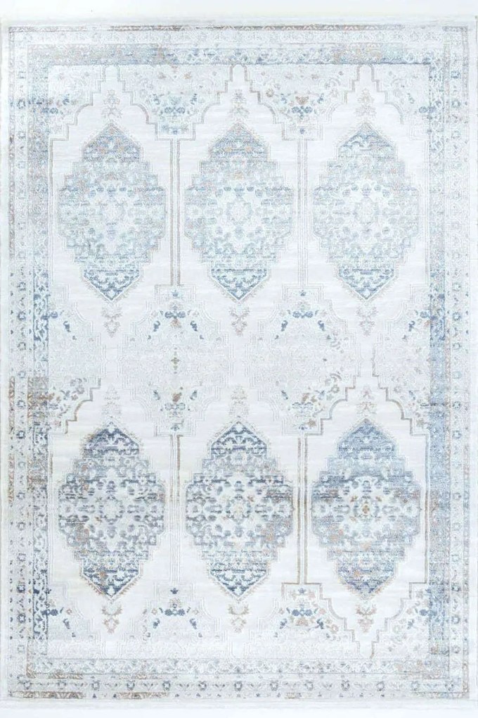 Χαλί Barocco D185A1N Cream-Blue Ezzo 160X230cm