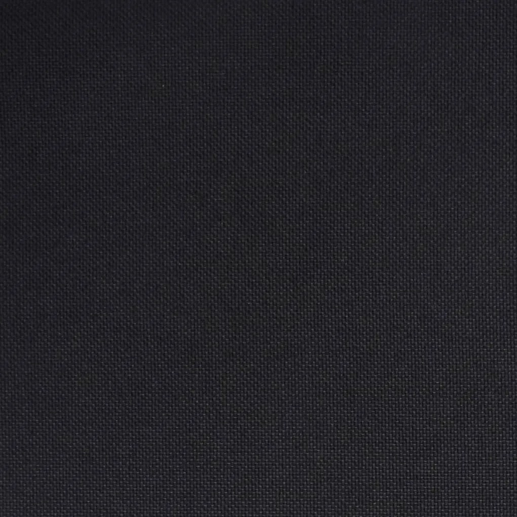 vidaXL Καρέκλα Τραπεζαρίας Περιστρεφόμενη Μαύρη Υφασμάτινη