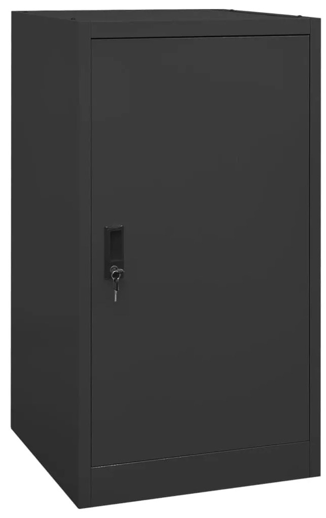 vidaXL Ντουλάπα για Σέλα Ανθρακί 53 x 53 x 105 εκ. Ατσάλινη