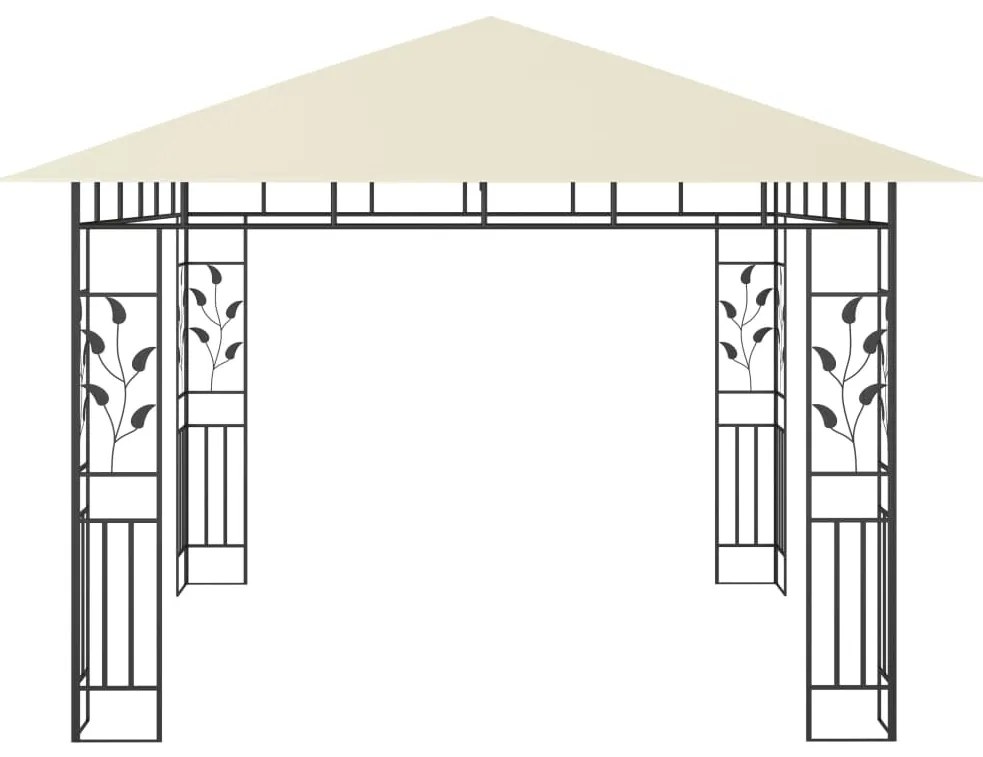 Κιόσκι με Αντικουνουπικό Δίχτυ Κρεμ 3x3x2,73 μ. 180 γρ./μ² - Κρεμ