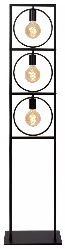 Φωτιστικό Επιδαπέδιο Lucide 00727-03-30 SUUS Μαύρο Ματ (Black Mat)