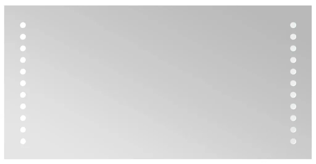 vidaXL Καθρέφτης Μπάνιου με LED 20x40 εκ.