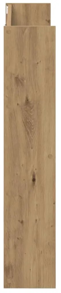 vidaXL Ντουλάπι παπουτσιών τοίχου Artisan Oak Κατασκευασμένο ξύλο