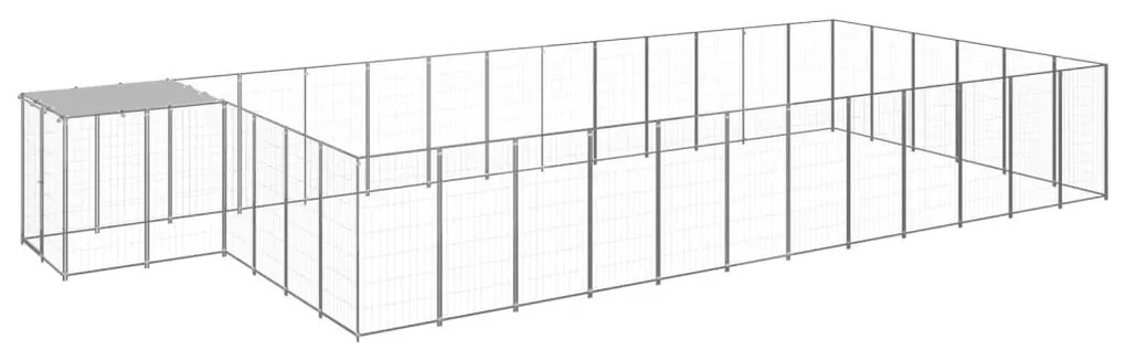Σπιτάκι Σκύλου Ασημί 22,99 μ² Ατσάλινο - Ασήμι