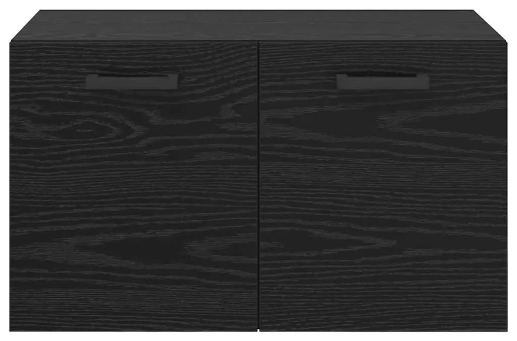 vidaXL Ντουλάπα Τοίχου Μαύρη δρυς 60 x 36.5 x 35 cm Επεξεργασμένο ξύλο