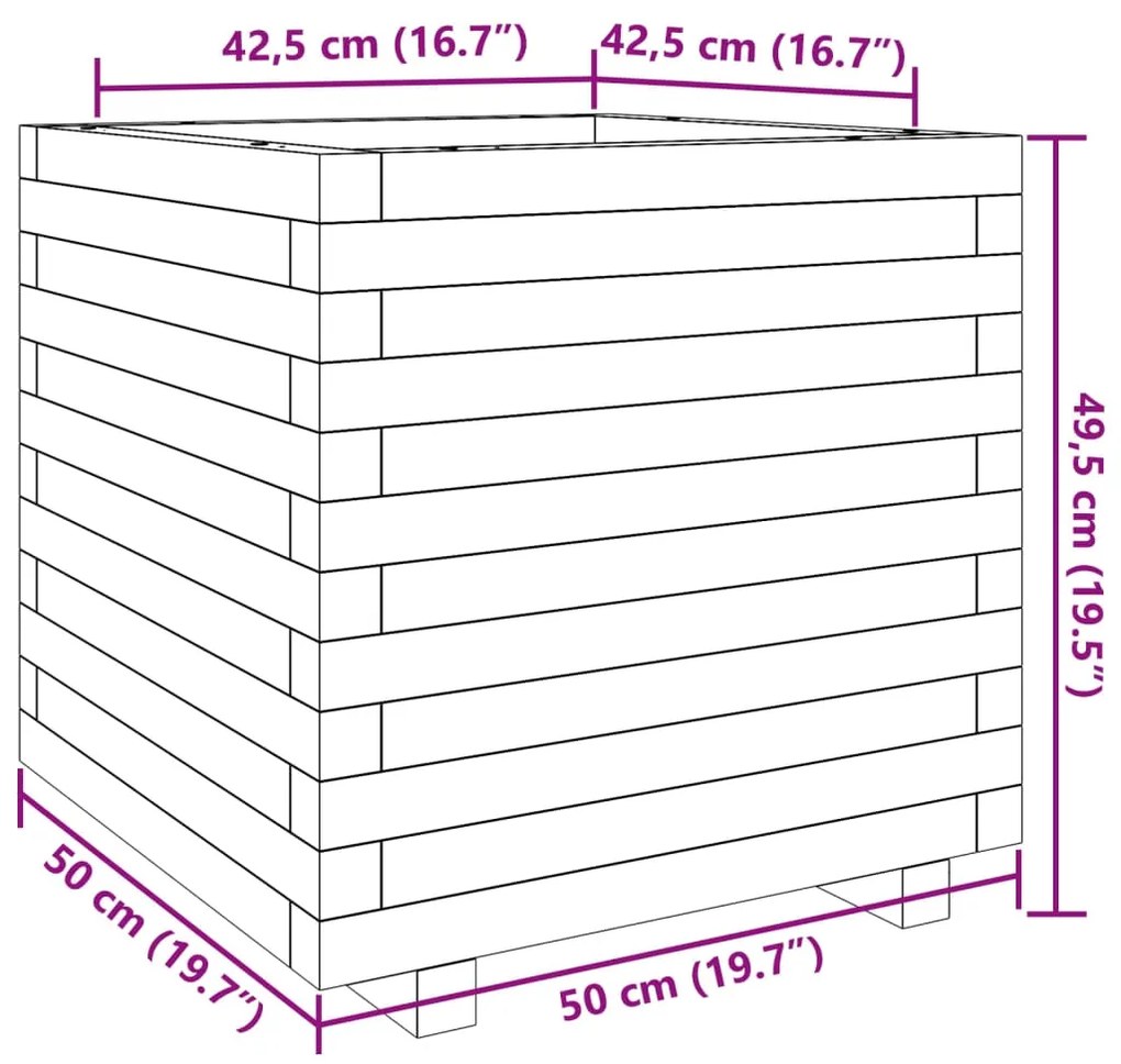 ΖΑΡΝΤΙΝΙΕΡΑ ΛΕΥΚΗ. 50X50X49,5 ΕΚ ΑΠΟ ΜΑΣΙΦ ΞΥΛΟ ΠΕΥΚΟΥ 3282515