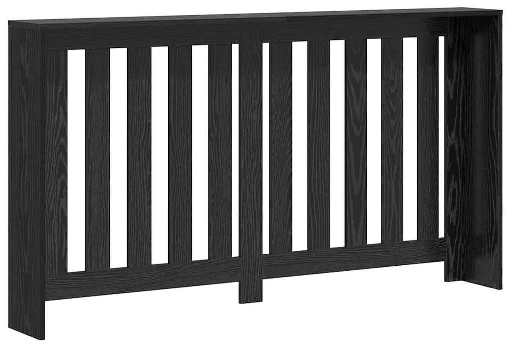 vidaXL Καπάκι Καλοριφέρ Μαύρη Οξυά 149 x 20 x 82 cm Επεξεργασμένο ξύλο