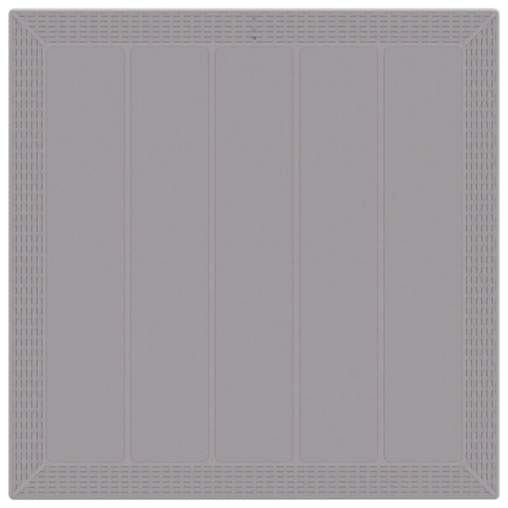 vidaXL Σετ τραπεζαρίας κήπου 3 pcs Ανοιχτό γκρι 100 x 100 x 73 εκ