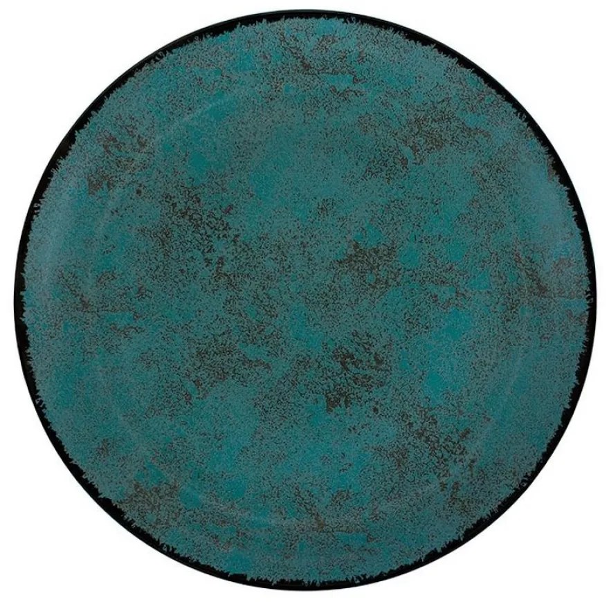 Σερβίτσιο Πιάτων Πορσελάνης Moon Shade Πράσινο Oriana Ferelli – Σετ 20τμχ