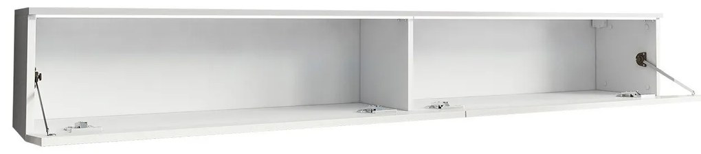 Τραπέζι Tv Sarasota 166, Άσπρο, 180x30x33cm, 28 kg | Epipla1.gr