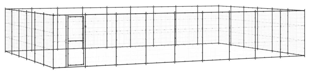 vidaXL Κλουβί Σκύλου Εξωτερικού Χώρου 65,34 μ² από Ατσάλι
