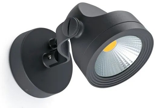 Φωτιστικό σποτ απλίκα LED ALFA αλουμινίου ανθρακί γυαλί Faro Barcelona-70025-Ανθρακί 70025