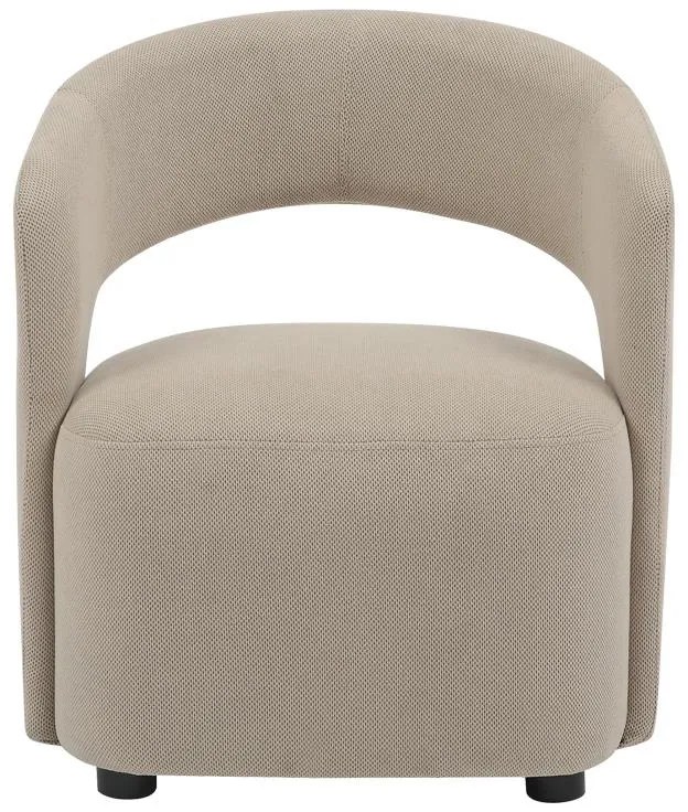 Πολυθρόνα Lemouton ύφασμα σε μπεζ απόχρωση 69.5x66x80εκ 69.5x66x80 εκ.