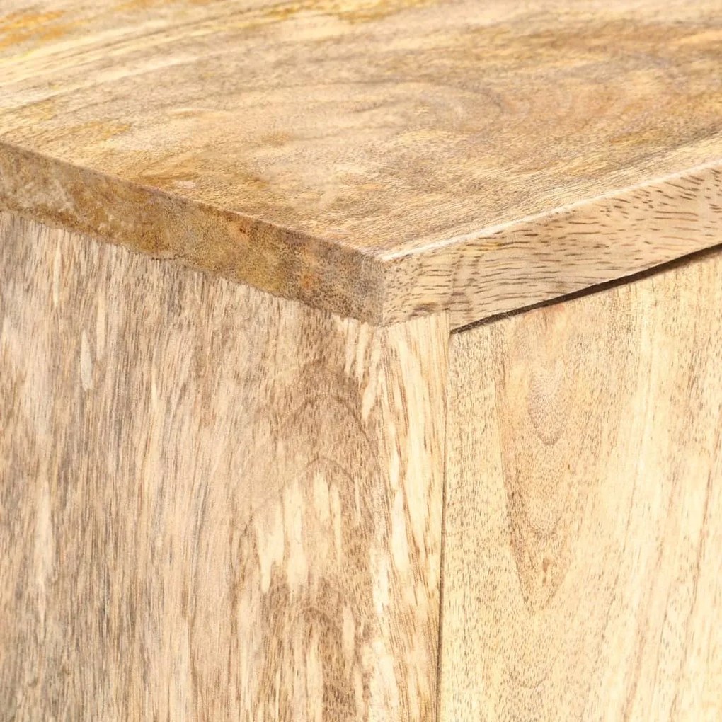 vidaXL Βιτρίνα 80 x 30 x 11400 εκ. από Μασίφ Ξύλο Μάνγκο