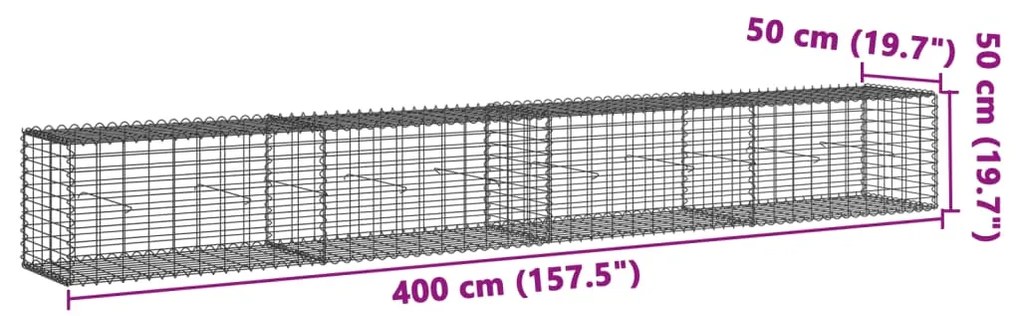 ΣΥΡΜΑΤΟΚΙΒΩΤΙΟ ΜΕ ΚΑΛΥΜΜΑ 400X50X50 ΕΚ. ΑΠΟ ΓΑΛΒΑΝΙΣΜΕΝΟ ΧΑΛΥΒΑ 3295135