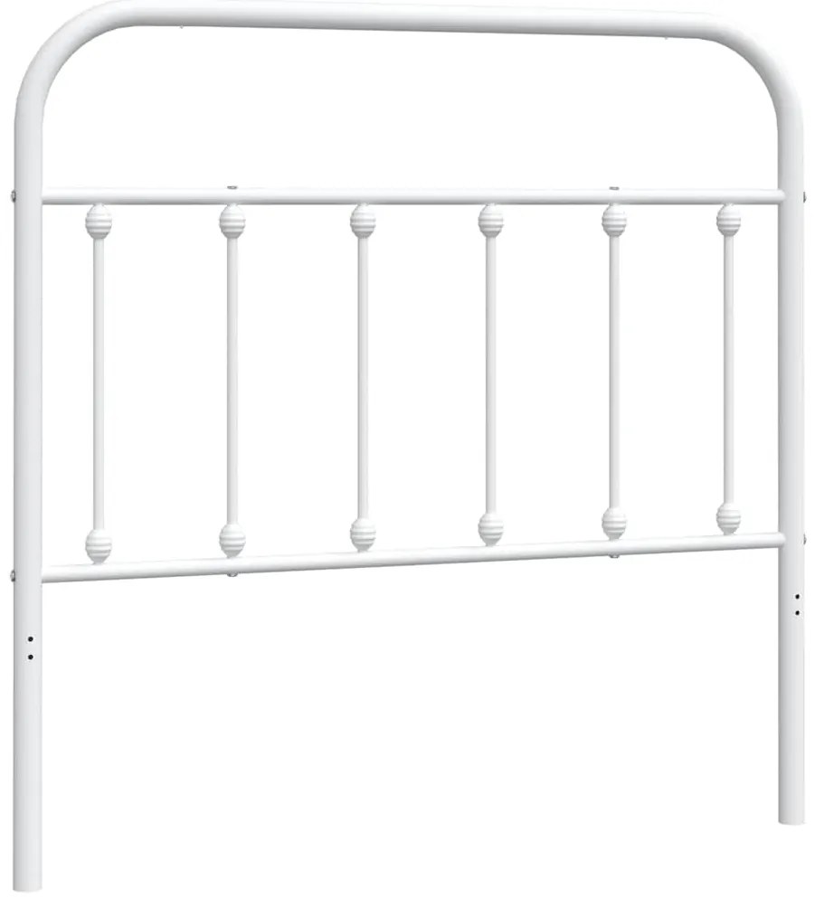 vidaXL Κεφαλάρι Λευκό 100 εκ. Μεταλλικό