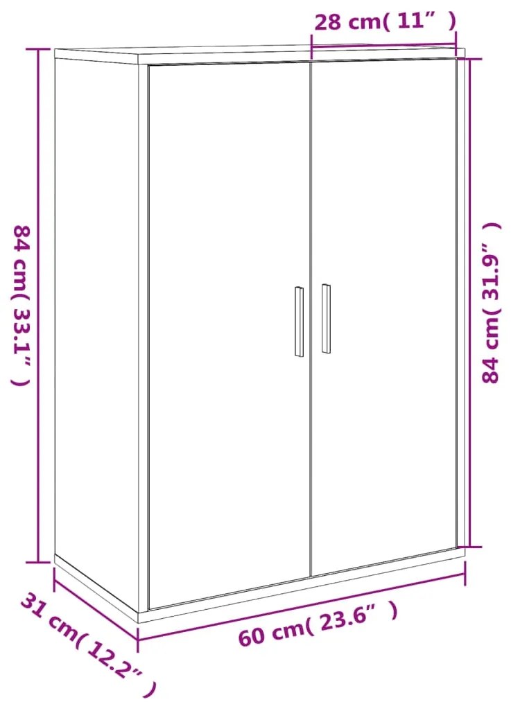 ΣΥΡΤΑΡΙΕΡΑ SONOMA ΔΡΥΣ 60X31X84 ΕΚ. ΕΠΕΞΕΡΓΑΣΜΕΝΟ ΞΥΛΟ 840487