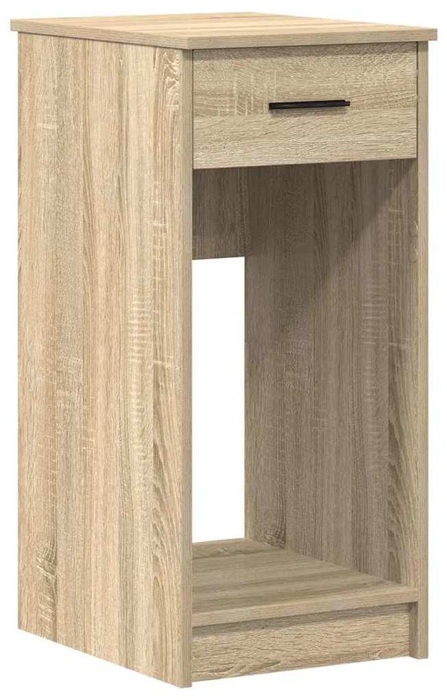 vidaXL Βάση πύργου υπολογιστή με συρτάρι Δρυς sonoma 35x45x77 cm