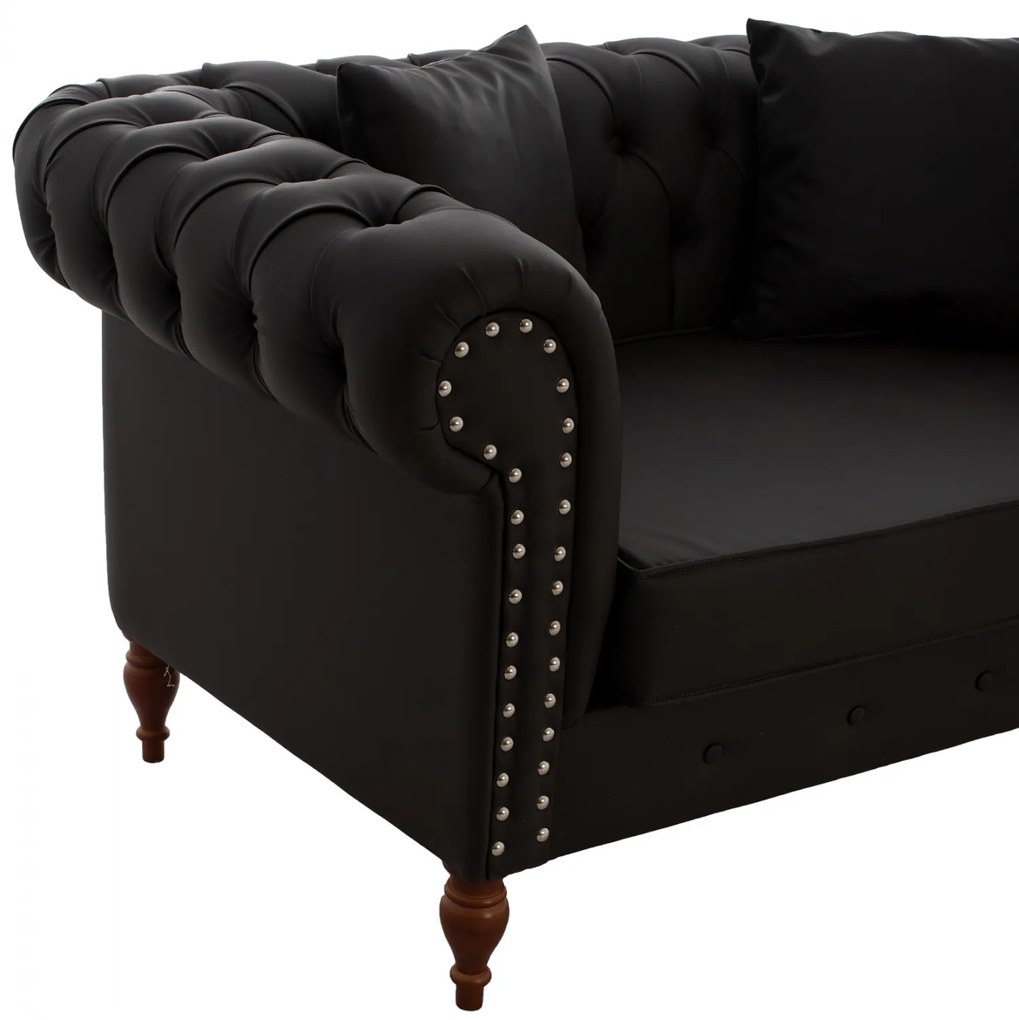 ΚΑΝΑΠΕΣ 2ΘΕΣΙΟΣ Τ. CHESTERFIELD CIELLE ΣΕ ΧΡΩΜΑ ΚΑΦΕ HM3184.03 152x85x80 εκ. - 0513650 - HM3184.03