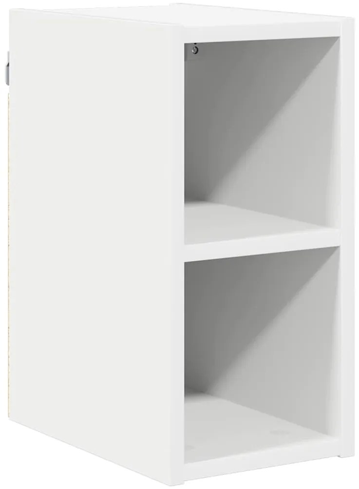 vidaXL Κρεμαστό ντουλάπι Λευκό 20 x 29,5 x 40 εκ. Επεξεργασμένο ξύλο