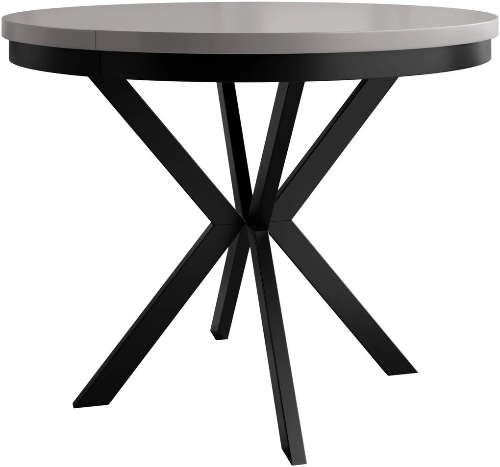 Τραπέζι Edder 90 επεκτεινόμενο-Γκρι