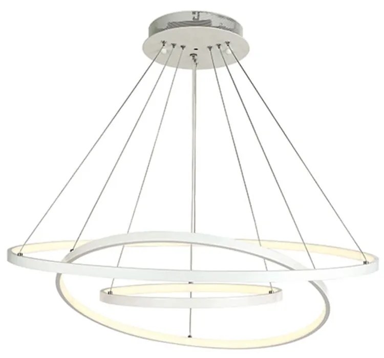Φωτιστικό Οροφής Led 180030-D 135W 3000K 80Lm White Aluminium