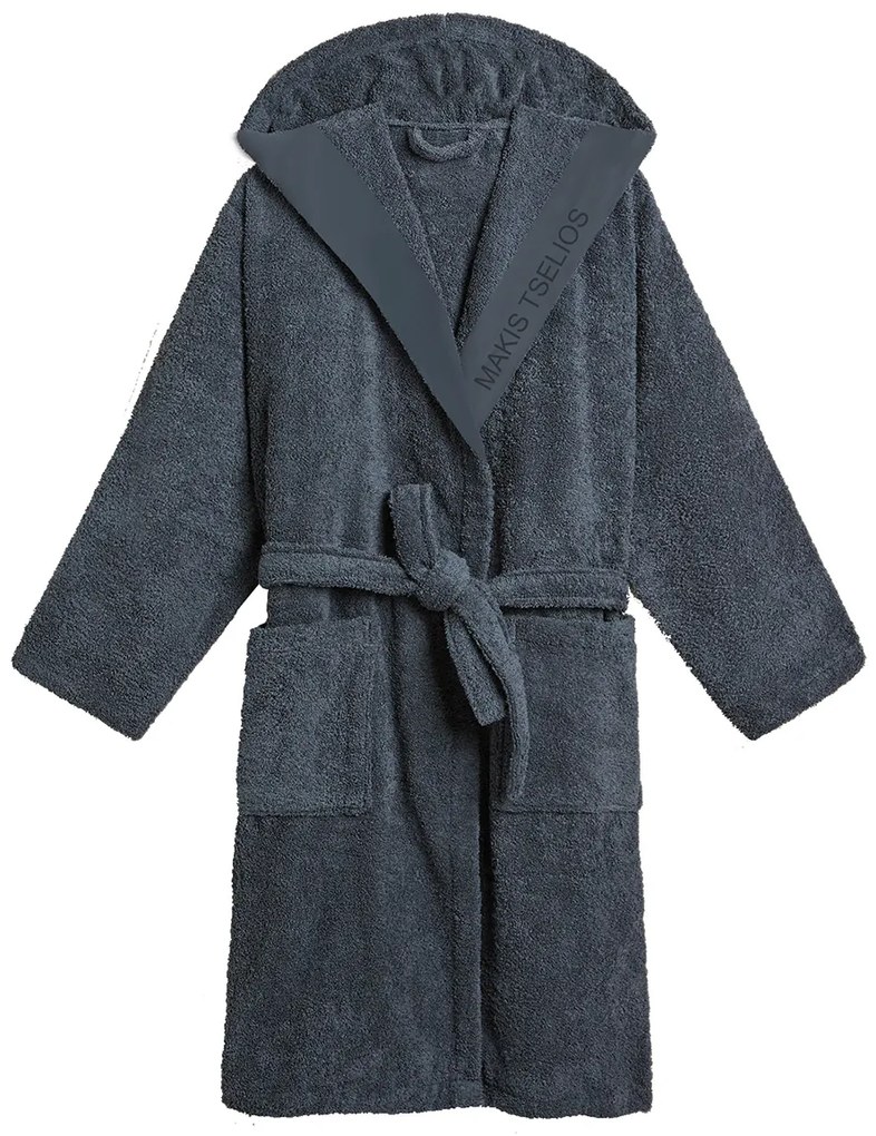 Μπουρνούζι Makis Tselios West 4 Dark Grey Γκρι SMALL