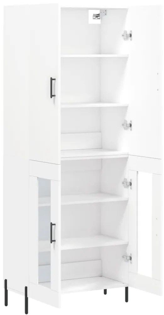 vidaXL Ντουλάπι Λευκό 69,5x34x180 εκ. από Επεξεργασμένο Ξύλο