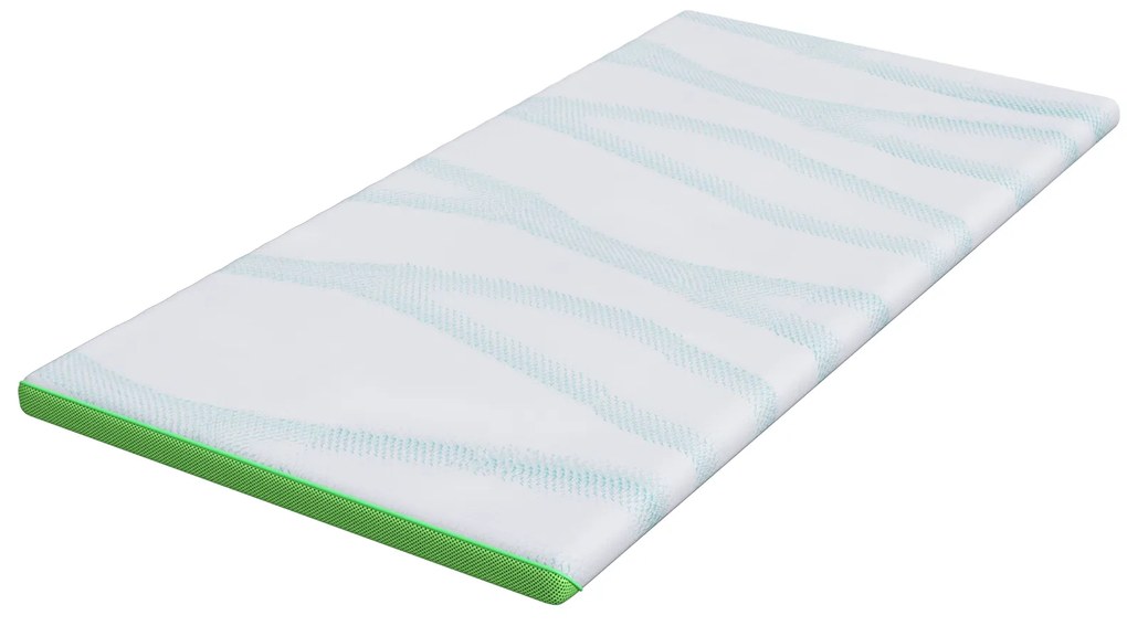 vidaXL Στρώματα Other Λευκό και Πράσινο 120 x 200 cm