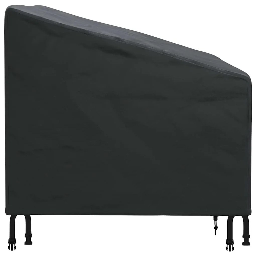 vidaXL Κάλυμμα Κήπου για Καρέκλα Μαύρο 90 x 90 x 50 / 75 cm Ύφασμα 420D