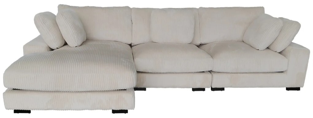 ΚΑΝΑΠΕΣ ΑΡΙΣΤΕΡΗ ΓΩΝΙΑ CRANFIELD HM3287.02L ΜΠΕΖ ΡΙΓΕ ΥΦΑΣΜΑ 315x167(γωνία)x67Υεκ.