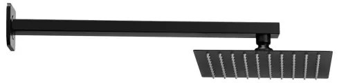 VEVOR Shower Faucet Set 8&quot; Square Rain Shower Head and Hand Set Matte Black