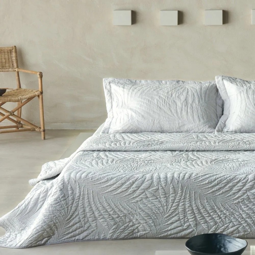 Κουβερλί Java 22 (Σετ 3τμχ) Silver Kentia King Size 260x250cm Cotton-Microfiber