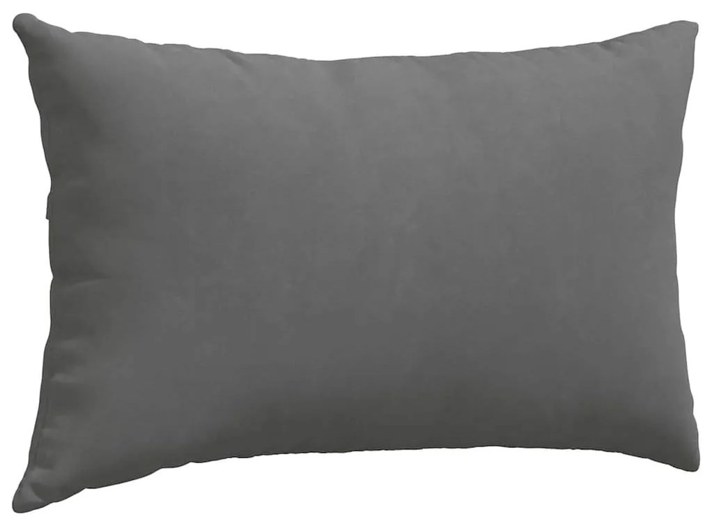 vidaXL Μαξιλάρι Καναπέ 2 pcs Σκούρο Γκρι 50 x 30 cm ύφασμα