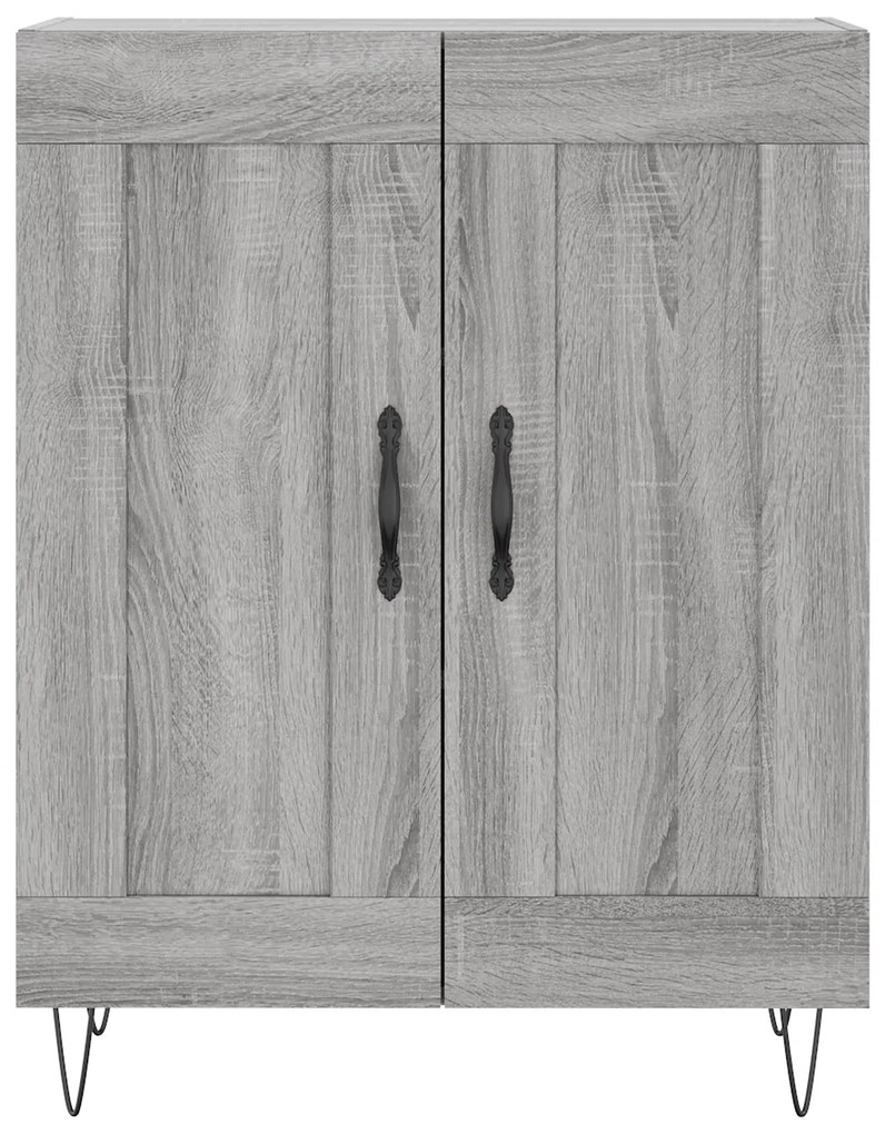 vidaXL Ντουλάπι Γκρι Sonoma 69,5 x 34 x 90 εκ. από Επεξεργασμένο Ξύλο