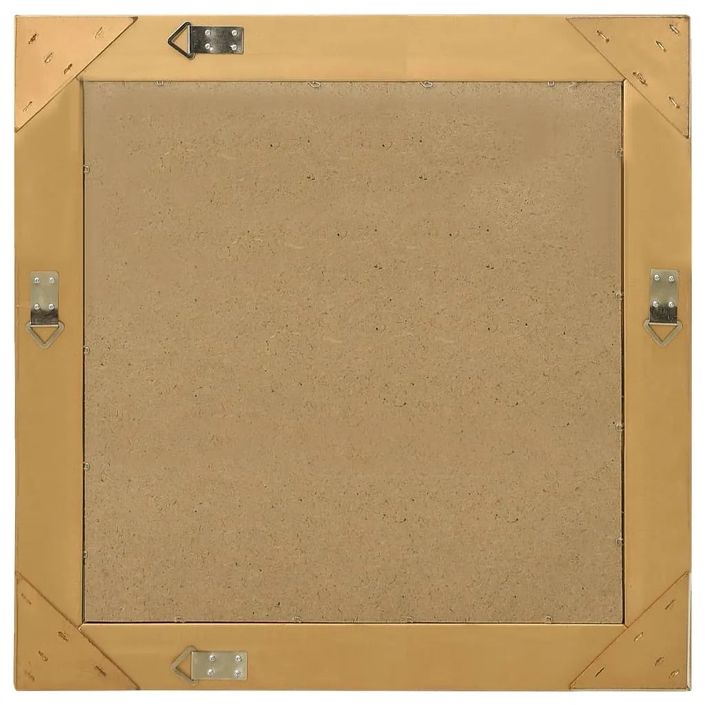 vidaXL Καθρέφτης Τοίχου με Μπαρόκ Στιλ Χρυσός 60 x 60 εκ.