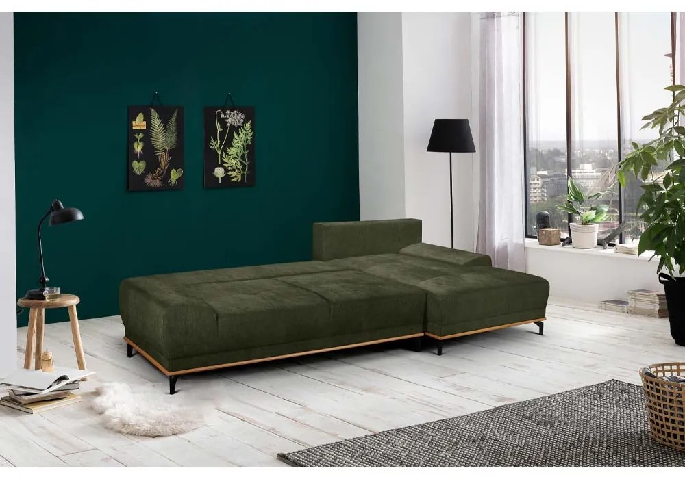 NATURA ΚΑΝΑΠΕΣ ΚΡΕΒΑΤΙ ΓΩΝΙΑ ΔΕΞΙΑ ΛΑΔΙ 283x164x90 - 70-0400